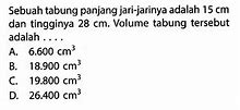 Volume Sebuah Bola Adalah 38808 Cm Panjang Jari Jarinya Adalah